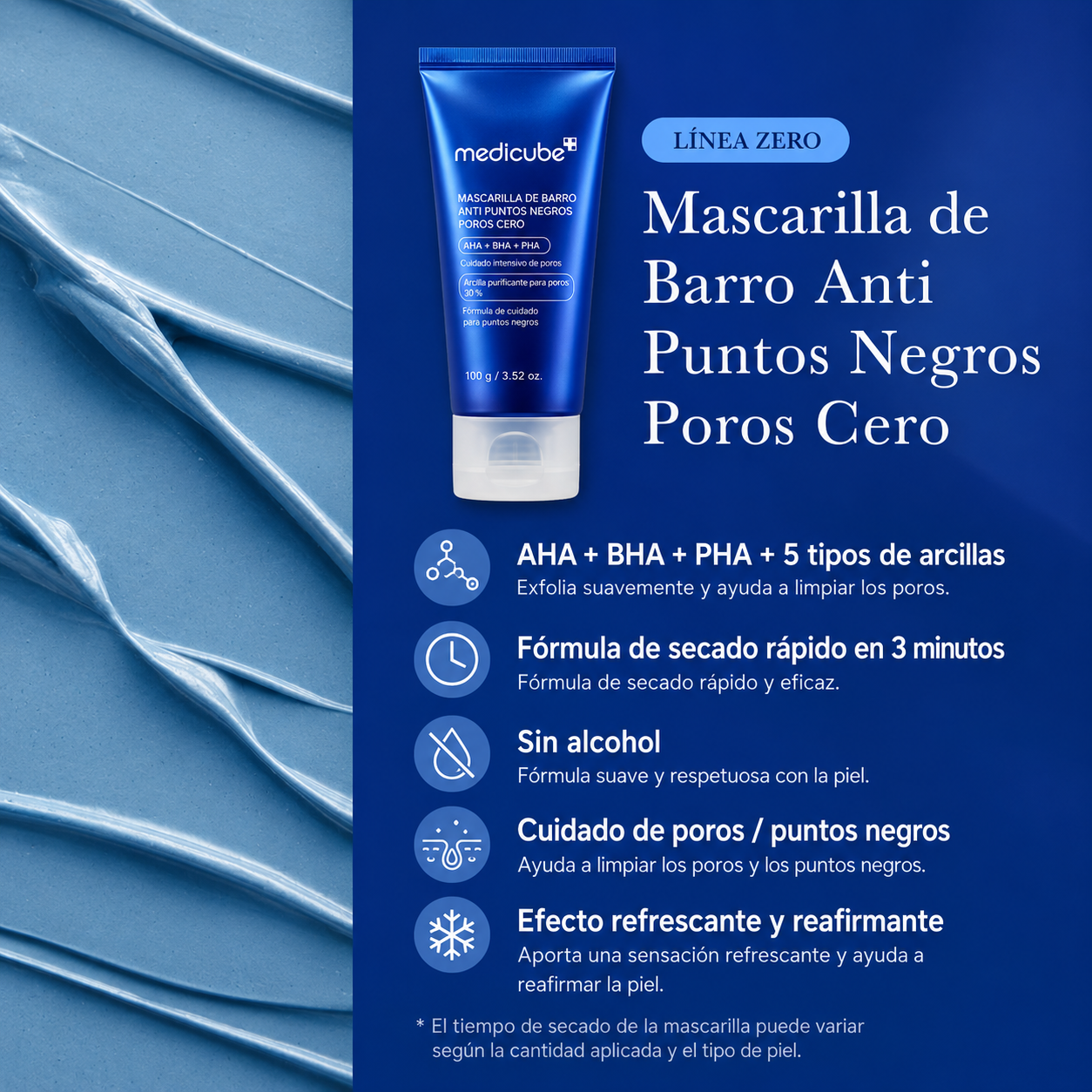Mascara de barro 2x1