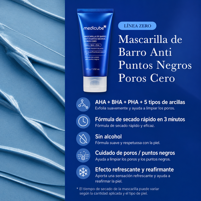 Mascara de barro 2x1