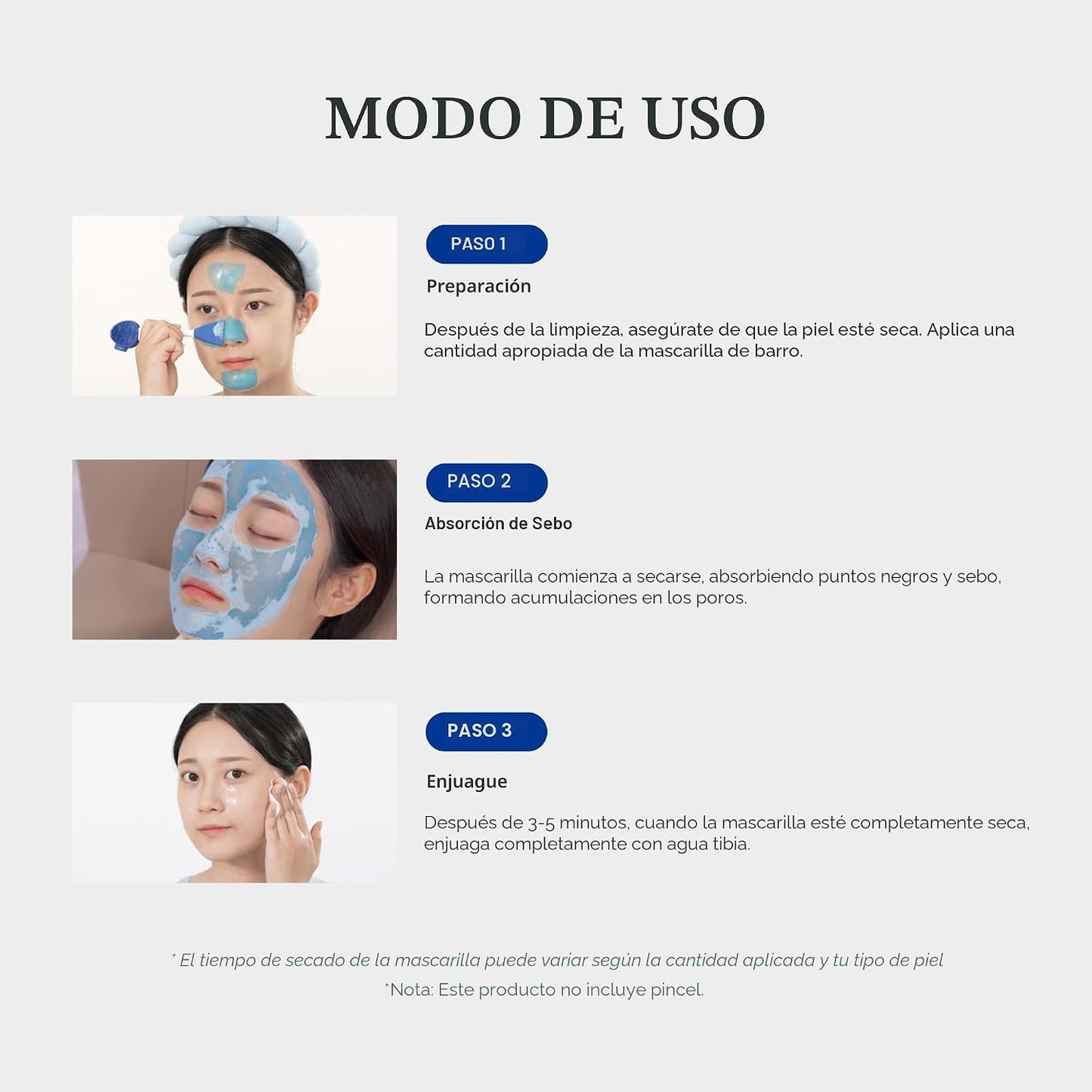 Mascara de barro 2x1